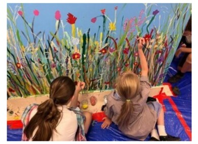 No Added Sugar mural at The Bridge